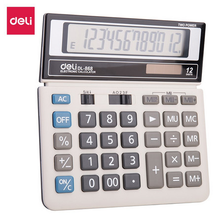 Deli Desktop Calculator W868