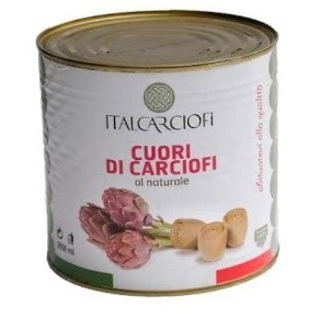 Italcarciofi Artichoke Heart Natural In Brine 2500ml
