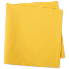 Guest Napkin 60x60 cm, Yellow