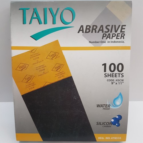 Amplas Taiyo UK 11”X9” P120 = kasar Sedang