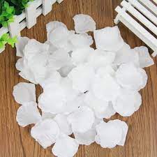 PETAL ROSE, MATERIAL POLYESTER - WHITE