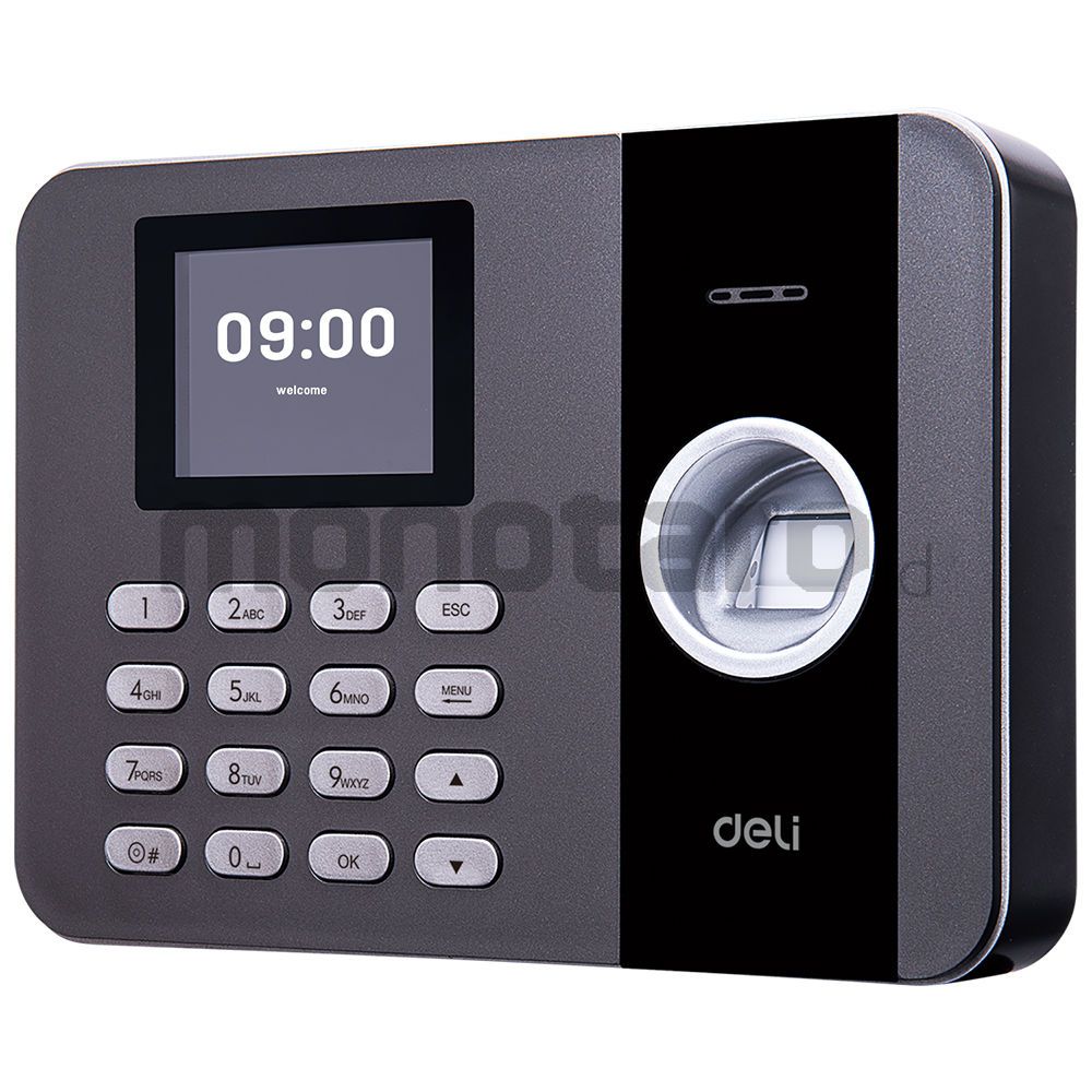 Deli Fingerprint Attendance Machine Fingerprint recognition2.4'TFT screen E3747