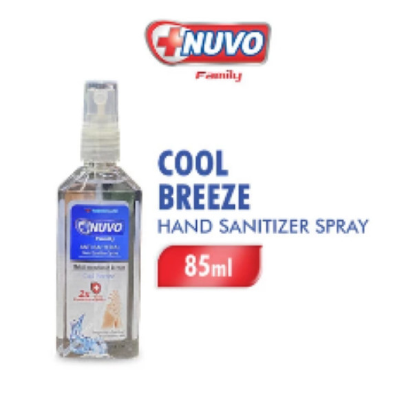 NUVO Hand Sanitizer Spray Biru 85 ml (1 box 24 PCS)