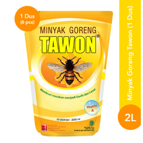 Minyak Goreng  Tawon 2000 ml (1 dus 6 pouch)