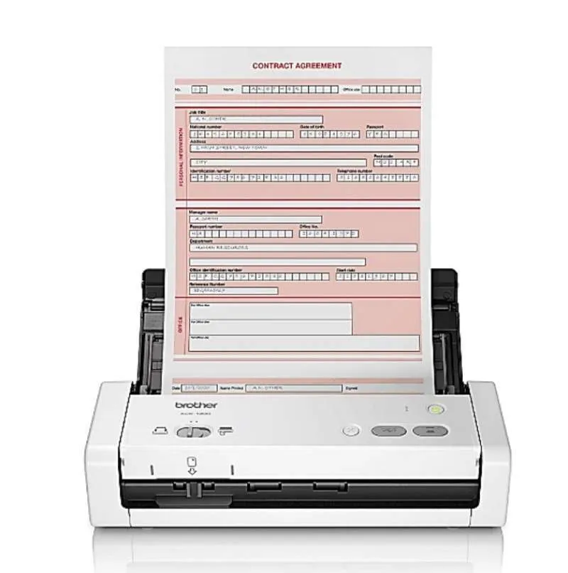 Scanner Brother ADS-1200 ADS1200 Desktop Scanner 2-sided 25ppm - Original Resmi